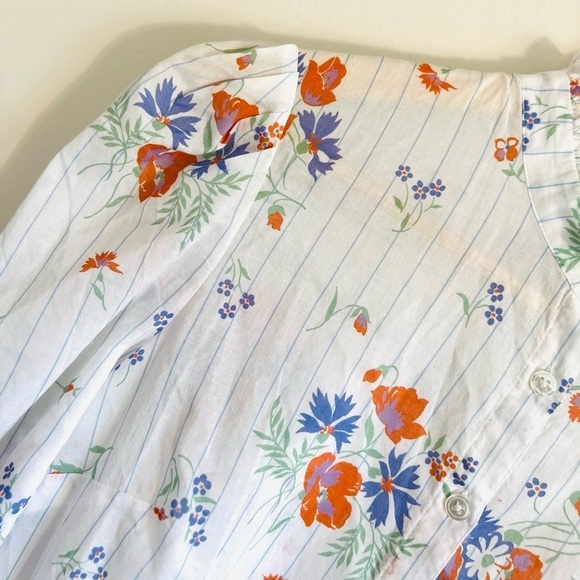 Veronica Beard Holli Floral Button-Down Shirt Sz XS - Picture 10 of 15